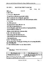 Giáo án môn Toán 10 - Tiết 8 đến tiết 15